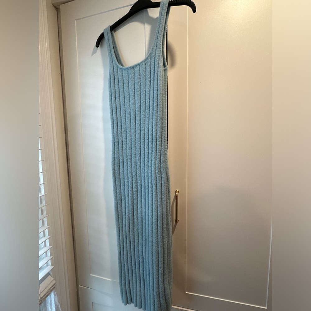 Blue Fluffy Wilfred Bodycon dress